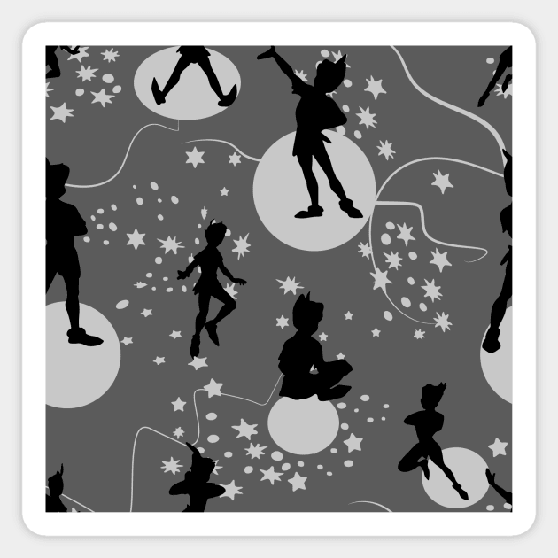 Peter Pan Sticker by bangueran